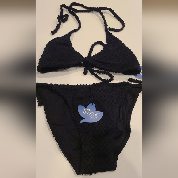 Buzios Brazilian 2pc Black Bikini Set - Picture 2 of 7